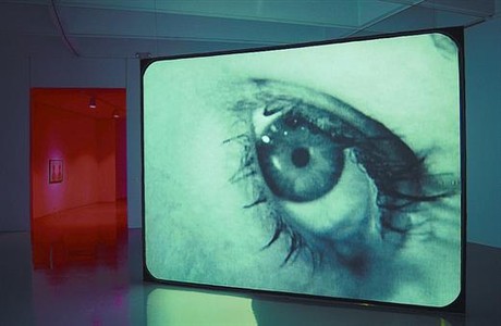 L'obra '24 Hour Psycho', on Douglas Gordon alenteix 'Psicosi' i amb la qual comen�a 'Punt omega'.