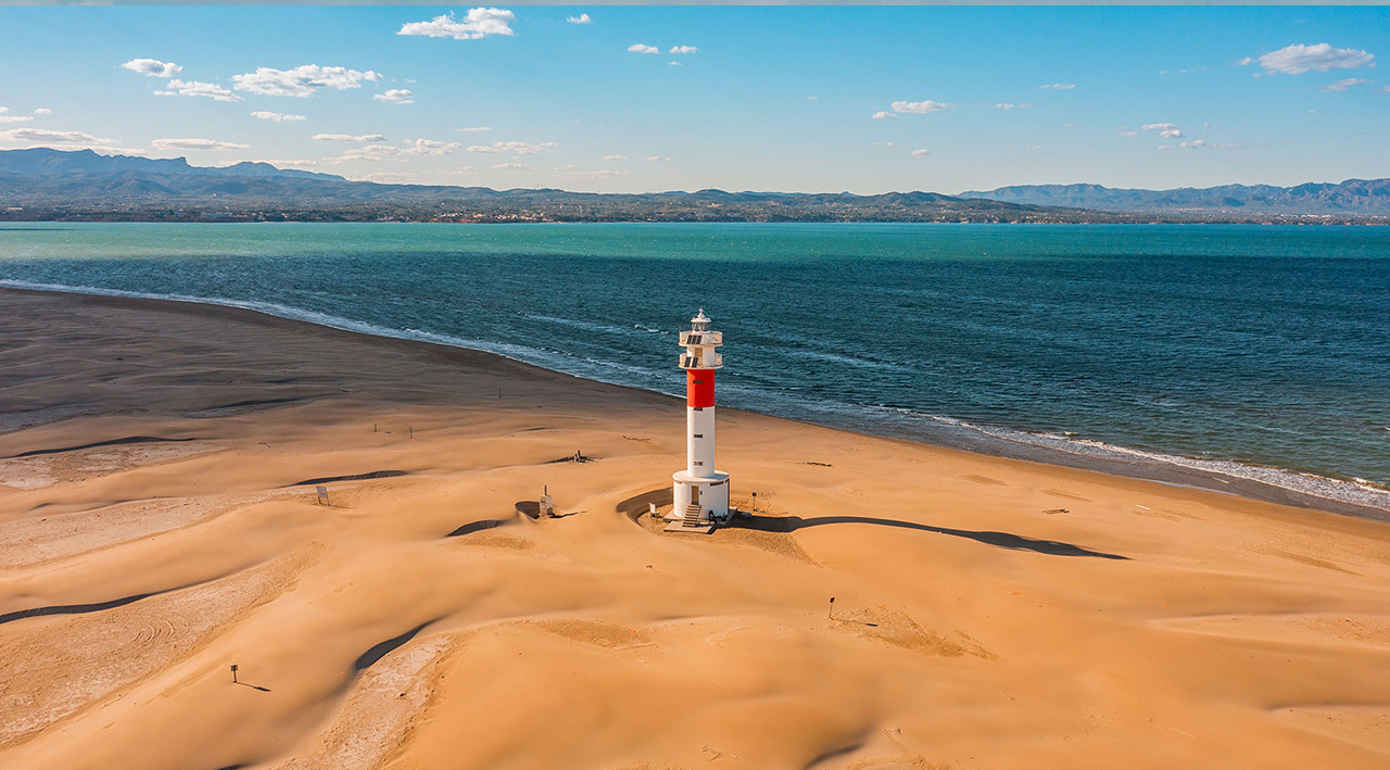 Foto de paisaje del Delta del Ebro