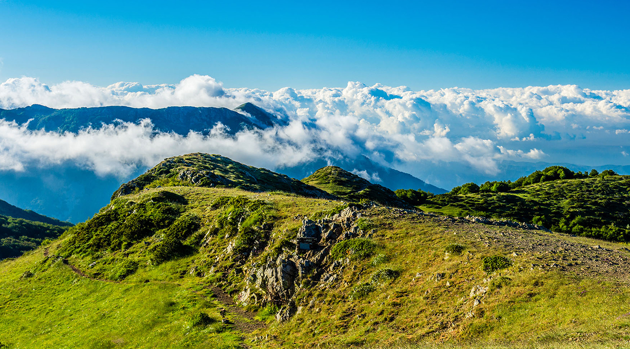 Foto de paisaje del Macizo del Montseny